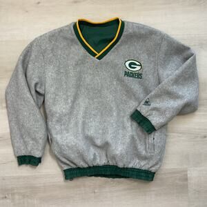 Mighty Mac Reversible Green Bay Packers Windbreaker Vintage